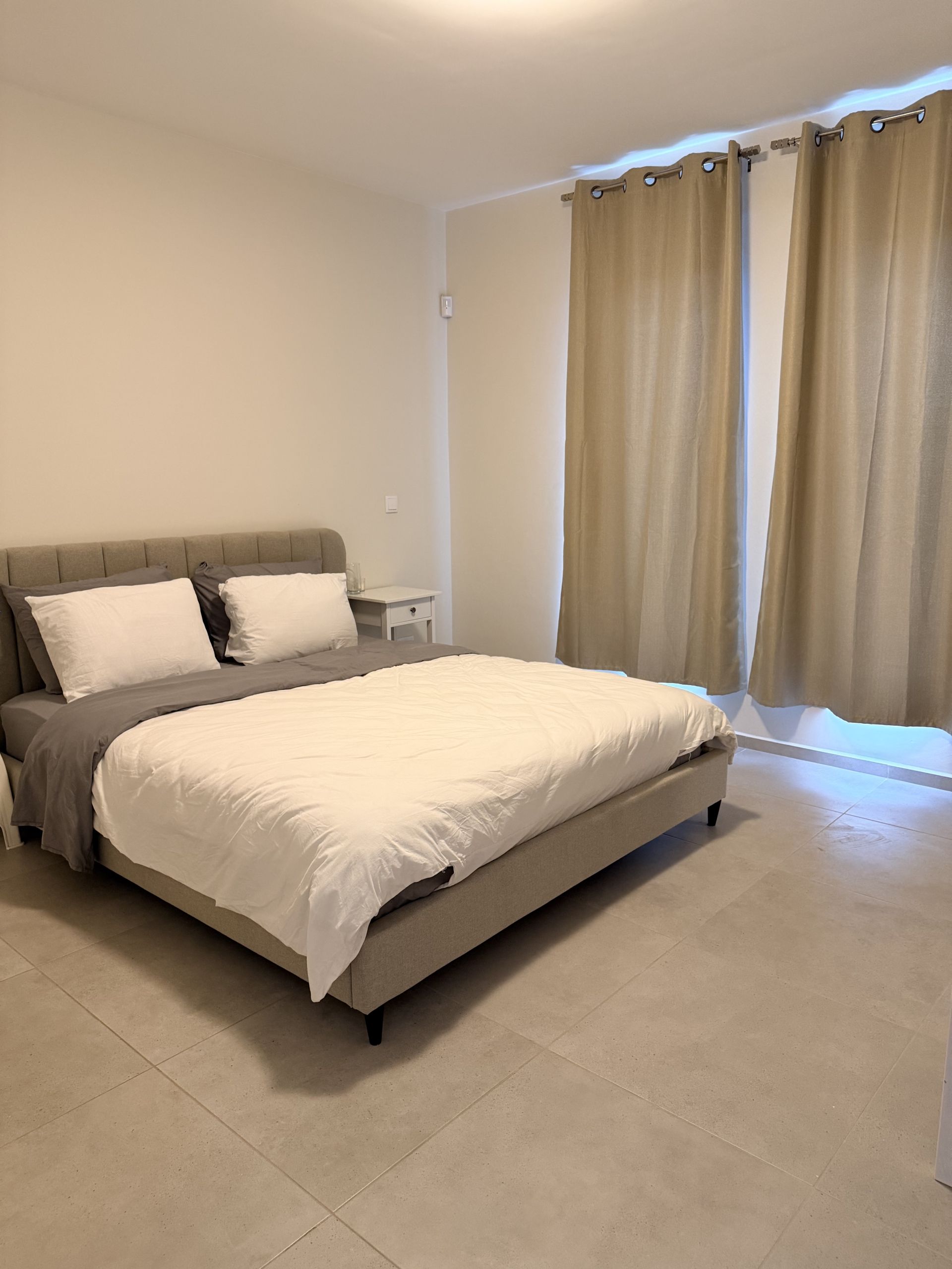 Bedroom at Perseus Living apartment in Curaçao